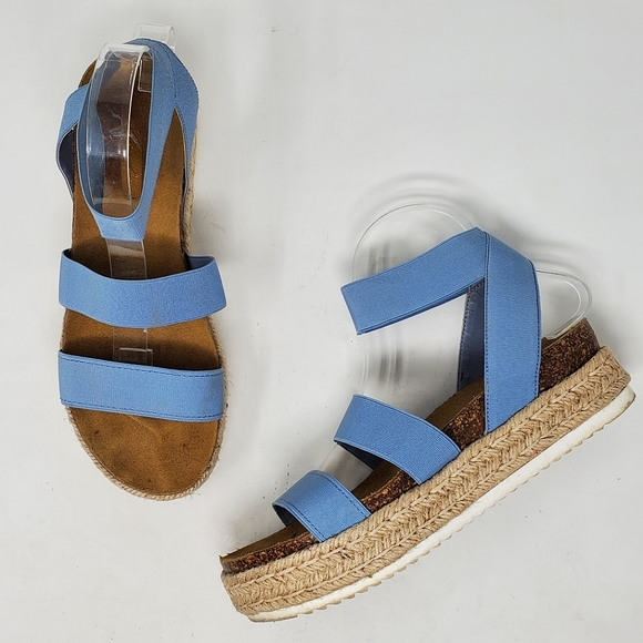 Universal Thread Shoes - UNIVERSAL THREAD Espadrille Platform Strappy Sandals Size 10